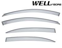 WellVisors Side Window Deflectors Hyundai Sonata 06-10 Premium Series