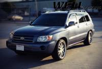 WellVisors - WellVisors Side Window Deflectors Toyota Highlander 01-07 Premium Series - Image 2