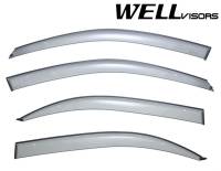 WellVisors Side Window Deflectors Hyundai Sonata 02-05 Premium Series