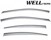 WellVisors - WellVisors Side Window Deflectors Chevrolet Cruze 16-19 with Black trim - Image 1