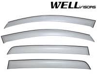 WellVisors - WellVisors Side Window Deflectors Volkswagen Golf MK5 & Rabbit 5 Doors Hatchback 06-09 Premium Series - Image 1