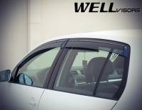 WellVisors - WellVisors Side Window Deflectors Volkswagen Golf MK5 & Rabbit 5 Doors Hatchback 06-09 Premium Series - Image 4