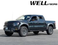 WellVisors - WellVisors Side Window Deflectors Ford F-150 09-14 Crew Cab Premium Series - Image 2