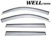 WellVisors - WellVisors Side Window Deflectors BMW F25 X3 11-16 With Black Trim - Image 1