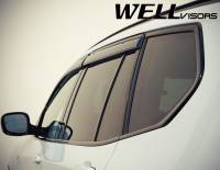 WellVisors - WellVisors Side Window Deflectors BMW F25 X3 11-16 With Black Trim - Image 3