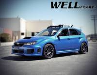 WellVisors - WellVisors Side Window Deflectors Subaru Impreza WRX 08-14 Premium Series - Image 2