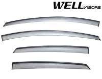 WellVisors - WellVisors Side Window Deflectors Ford Focus 12-18 With Black Trim - Image 1