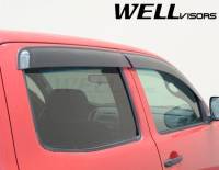 WellVisors - WellVisors Side Window Deflectors Toyota Tacoma 05-15 Double Cab Premium Series - Image 3