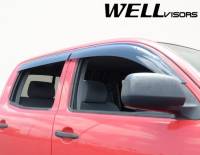 WellVisors - WellVisors Side Window Deflectors Toyota Tacoma 05-15 Double Cab Premium Series - Image 4