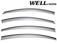 WellVisors - WellVisors Side Window Deflectors Chevrolet Cruze 11-15 With Black Trim - Image 1