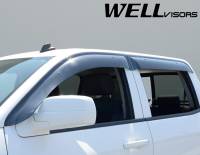 WellVisors - WellVisors Side Window Deflectors Chevrolet Silverado Crew Cab 14-18 Off-Road Series - Image 3