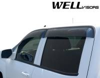 WellVisors - WellVisors Side Window Deflectors Chevrolet Silverado Crew Cab 14-18 Off-Road Series - Image 4