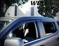 WellVisors - WellVisors Side Window Deflectors Chevrolet Colorado Crew Cab 15-21 Premium Series - Image 3