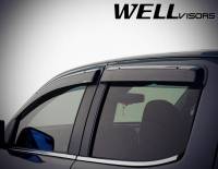 WellVisors - WellVisors Side Window Deflectors Chevrolet Colorado Crew Cab 15-21 Premium Series - Image 4