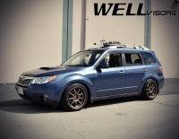 WellVisors - WellVisors Side Window Deflectors Subaru Forester 09-13 Premium Series - Image 2