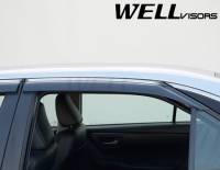 WellVisors - WellVisors Side Window Deflectors Toyota Camry 15-17 With Chrome Trim - Image 4