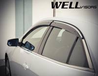 WellVisors - WellVisors Side Window Deflectors Chevrolet Malibu 13-15 With Chrome Trim - Image 3