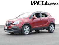 WellVisors - WellVisors Side Window Deflectors Buick Encore 13-20 With Black Trim - Image 2