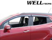 WellVisors - WellVisors Side Window Deflectors Buick Encore 13-20 With Black Trim - Image 3