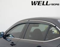 WellVisors - WellVisors Side Window Deflectors Acura TLX 15-20 With Chrome Trim - Image 3