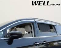 WellVisors - WellVisors Side Window Deflectors Chrysler Pacifica 2017+ with Chrome Trim - Image 3