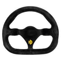 Momo - Momo MOD27 Steering Wheel 290 mm -  Black Suede/Black Spokes - Image 1