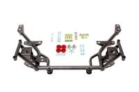 BMR Suspension - BMR 05-14 S197 Mustang K-Member w/ 1/2in Lowered Motor Mount and STD. Rack Mounts - Black Hammertone - Image 1