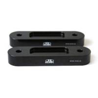 BLOX Racing - BLOX Racing Honda S2000 Racing Front 20mm Thick Spacer Bump Steer Kit - Black (Lowered 1in and more) - Image 1