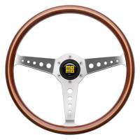 Momo - Momo California Wood Steering Wheel 360 mm - Mahogany Wood/Pol Spokes - Image 1