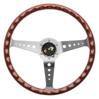 Momo - Momo California Wood Steering Wheel 360 mm - Mahogany Wood/Pol Spokes - Image 2