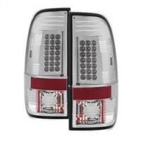 Spyder Ford F150 side 97-03/F250/350/450 Super Duty 99-07 LED Tail Lights Chrm ALT-YD-FF15097-LED-C