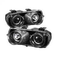 Spyder Auto - Spyder Acura Integra 94-97 Projector Headlights LED Halo -Black High H1 Low 9006 PRO-YD-AI94-HL-BK - Image 1