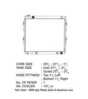 CSF Radiators - CSF 01-07 Toyota Sequoia 4.7L OEM Plastic Radiator - Image 2