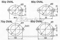 GReddy - GReddy 70mm Exhaust Oval Gasket - Image 3