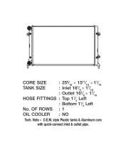 CSF Radiators - CSF 05-14 Volkswagen Jetta 2.5L OEM Plastic Radiator - Image 2