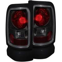 ANZO Headlights, Tail Lights and More  - ANZO 1994-2001 Dodge Ram Taillights Dark Smoke - Image 1