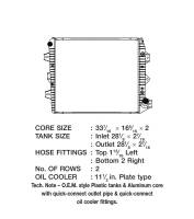 CSF Radiators - CSF 11-16 GMC Sierra 2500HD 6.6L OEM Plastic Radiator - Image 2