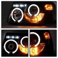 Spyder Auto - Spyder Ford Ranger 01-11 1PC Projector Headlights LED Halo LED Blk Smke PRO-YD-FR01-1PC-HL-BSM - Image 2