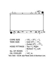 CSF Radiators - CSF 99-02 Subaru Forester 2.5L OEM Plastic Radiator - Image 2