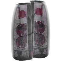 ANZO Headlights, Tail Lights and More  - ANZO 1999-2000 Cadillac Escalade Taillights Smoke G2 - Image 1