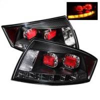 Spyder Audi TT 00-06 LED Tail Lights Black ALT-YD-ATT99-LED-BK