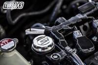 Turbo XS - Turbo XS Oil Cap Gunmetal Grey Si Logo 2017 Honda Civic. - Image 2