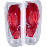 ANZO Headlights, Tail Lights and More  - ANZO 1989-1996 Ford F-150 Taillights Chrome - Image 1