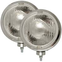 ANZO Off Road Halogen Light Universal H3 8in Round Slimline Off Road Light Chrome