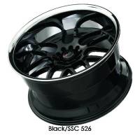 XXR Wheels - XXR Wheel Rim 526 18X9 5x114.3/5x120 ET35 73.1CB Black / SSC - Image 2