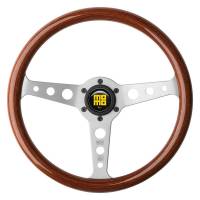 Momo - Momo Indy Steering Wheel 350 mm - Magoany Wood/Brshd Spokes - Image 1