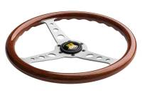 Momo - Momo Indy Steering Wheel 350 mm - Magoany Wood/Brshd Spokes - Image 3