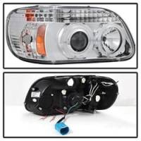 Spyder Auto - Spyder Ford Explorer 95-01 1PC Projector Headlights LED Halo Chrm PRO-YD-FEXP95-HL-1PC-C - Image 2