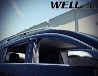 WellVisors - WellVisors Side Window Deflectors Acura RDX 13-18 With Chrome Trim - Image 3