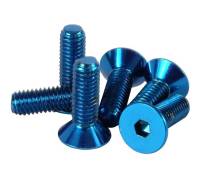 NRG Innovations Steering Wheel Screw Upgrade Kit (Conical) - Blue